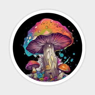 Psychedelic Mushroom Shroom Art Magnet